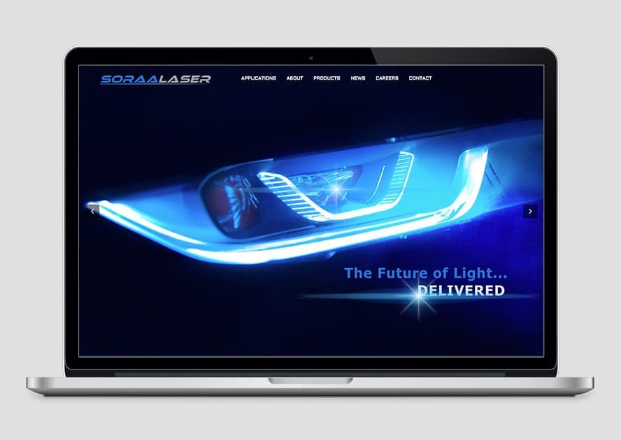 Web Design for Soraa Laser